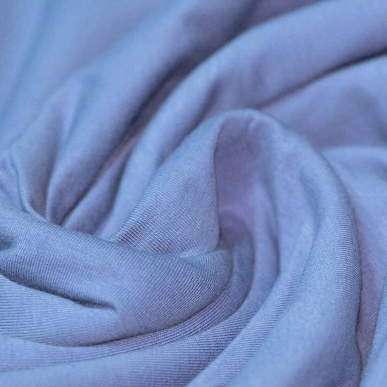 jeans blauw uni - tricot