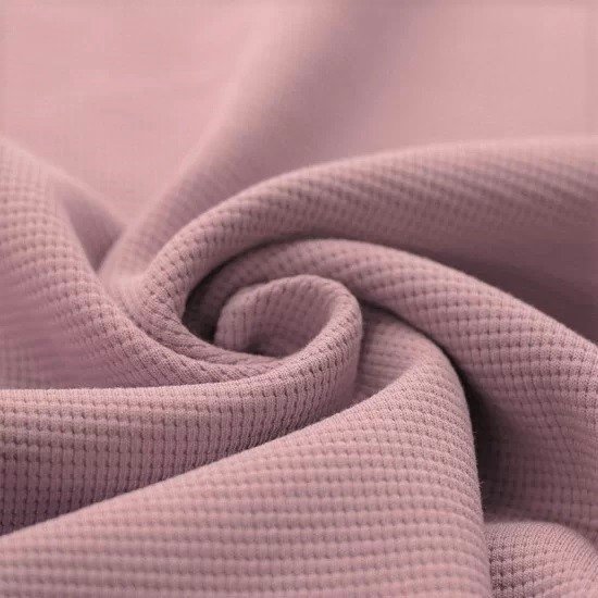 oud roze (licht) fijne katoenen baby wafel tricot