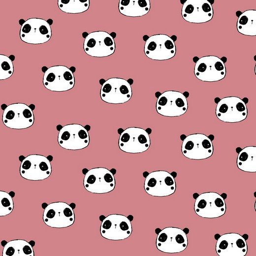 roze panda flanel
