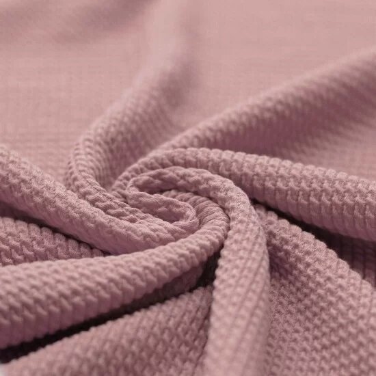 oud roze (licht) katoenen mini kabel tricot