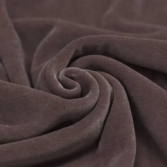 BEEBSstofjes katoenen velvet donker mauve @kickenstoffen