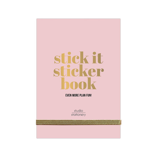 My pink stickerbook @kickenstoffen