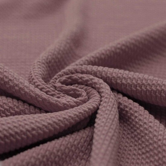 oud mauve katoenen mini kabel tricot @kickenstoffen