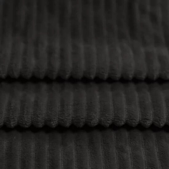 zwart minky strepen fleece BEEBSfleece stofjes