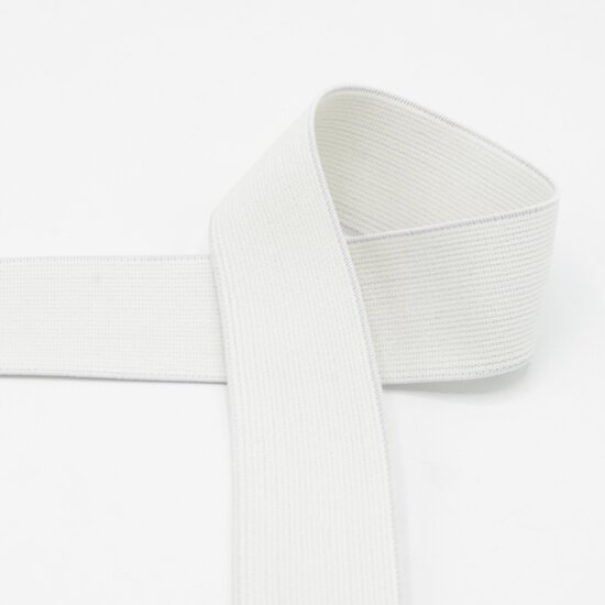 off white elastiek band 3cm KicKenStoffen stofwebshop