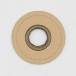 natural leer nestel rond 25mm KicKenStoffen stoffenwebshop