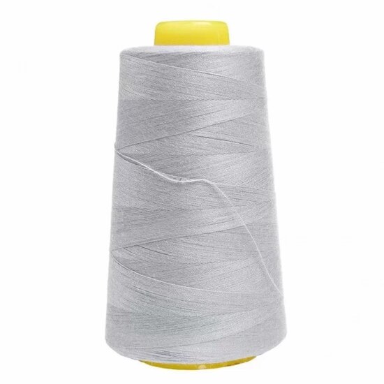 3000yards licht grijs lockgaren van KicKenStoffen