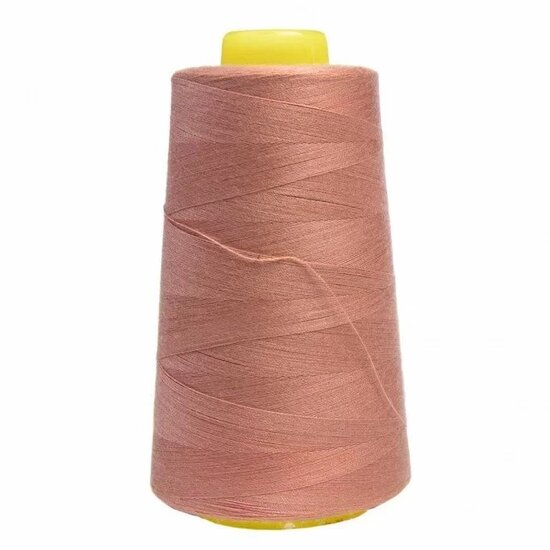 3000yards roze-terracotta lockgaren van KicKenStoffen