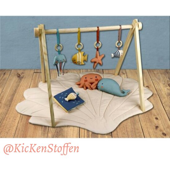 paneel sealife - speelkleed van KicKenStoffen Poppy fabrics