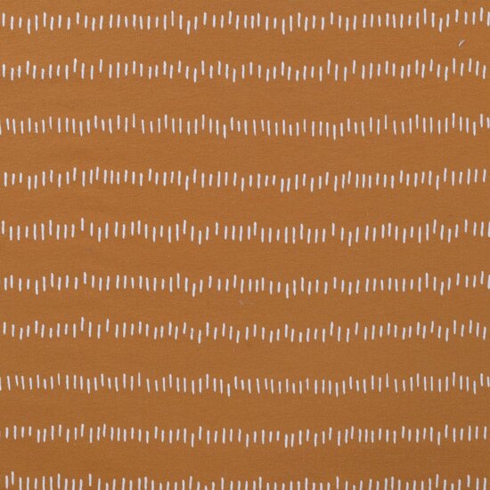 onregelmatige streepjes tricot caramel tricot Qjutiekids van KicKenStoffen