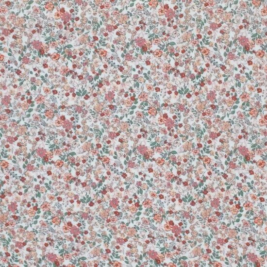 digitale hydofiel trendy bloemen claypink BEEBSstofjes van KicKenStoffen