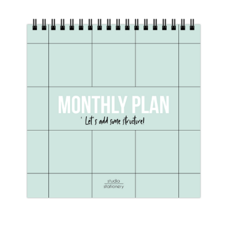 maand bureau planner van KicKenStoffen