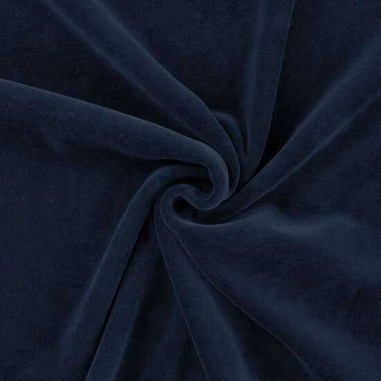 jeans blauw katoenen velvet van KicKenStoffen