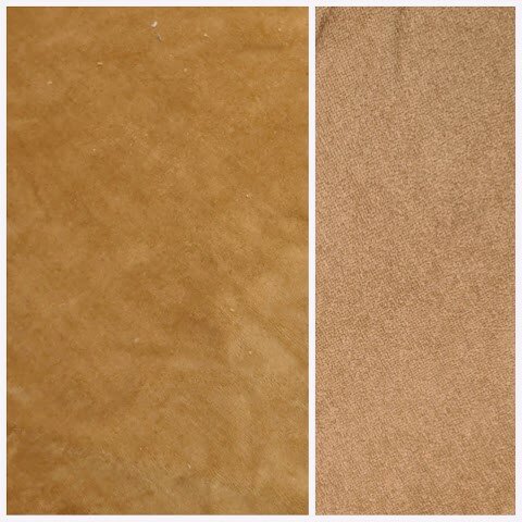 bamboe katoen fleece camel