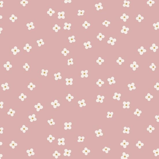 BEEBS daisy flowers katoen KicKenStoffen