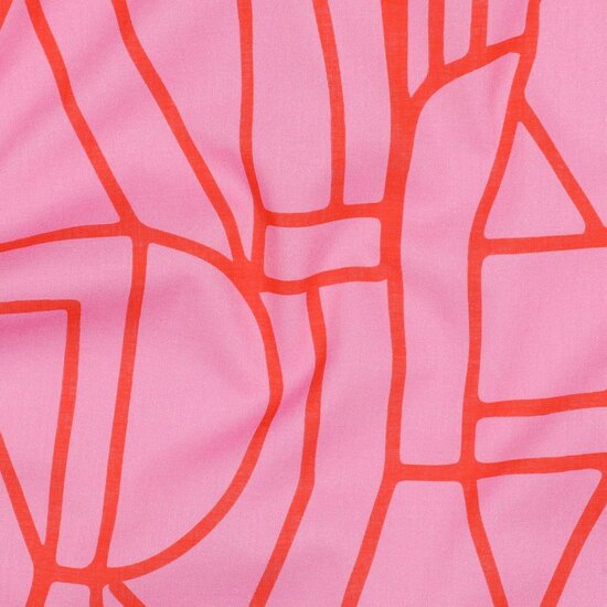 Fuchsia Fizz Town soft lavender - cotton voile - KicKenStoffen