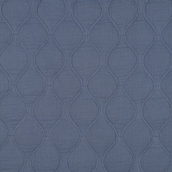 gevoerde hydrofiel blauw rond KicKenStoffen