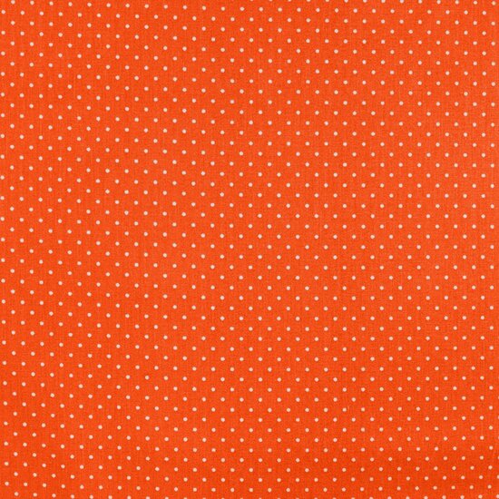 oranje stipjes katoen KicKenStoffen
