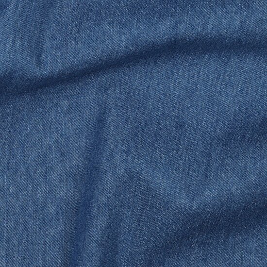 donker blauw stretch jeans - Poppyfabrics van KicKenStoffen