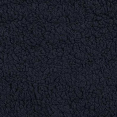 donker marine blauw fluffie teddy - KicKenStoffen