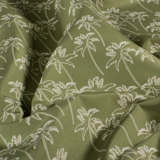 olijf palmboom Zwemshortstof - recycled