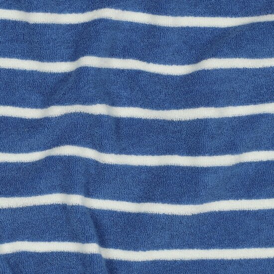 strepen badstof tricot blauw - kickenstoffen