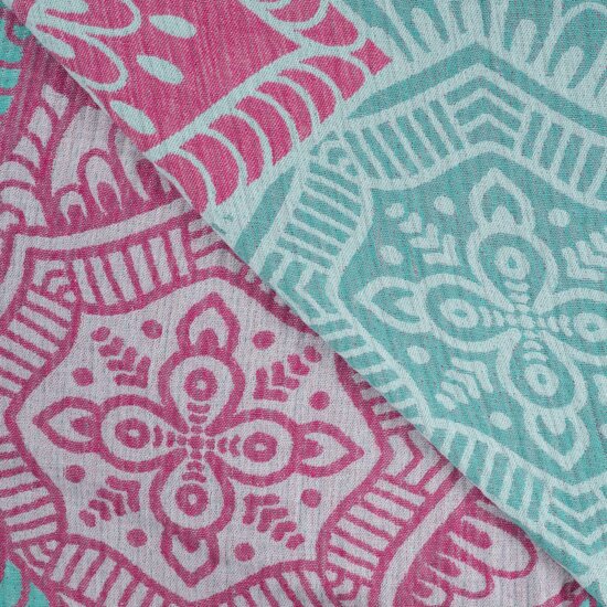 Hammam Jacquard Ornament tiffany - kickenstoffen