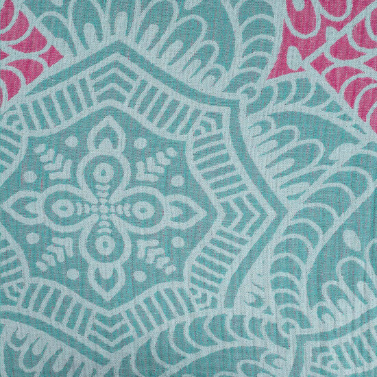 Hammam Jacquard Ornament tiffany - kickenstoffen