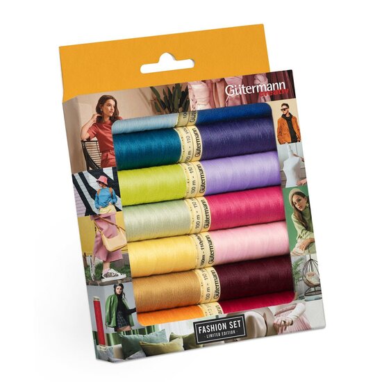 G&uuml;termann Allesnaaigaren &ndash; Fashion Set (14 klosjes) Met deze G&uuml;termann Fashion Set haalt u in &eacute;&amp;#x0