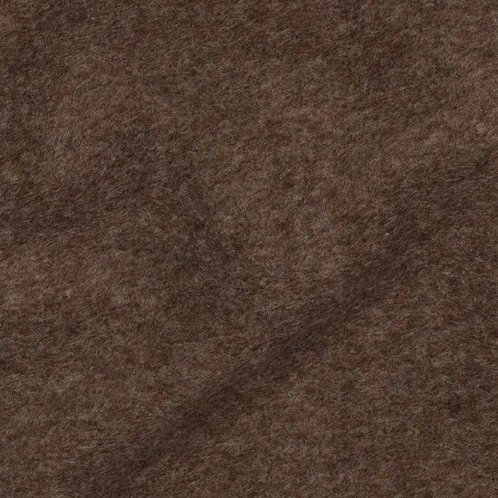 merino wol fleece donker bruin