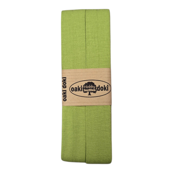 Oaki-Doki-rekbaar-Biais-band-20mm-3m-kleur-448-lime kickenstoffen