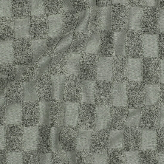 badstof tricot blokjes ruitjes poppy - kickenstoffen
