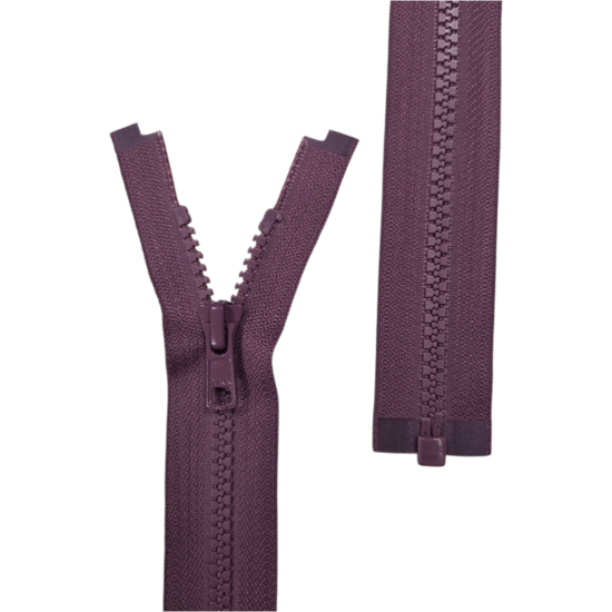 mauve Deelbare Bloktand Vislon Rits YKK