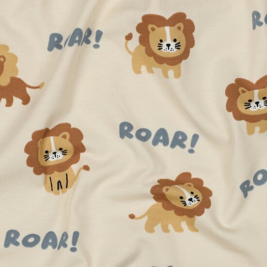 Poppy leeuwtjes Roar tricot KicKenStoffen - ecru (1)