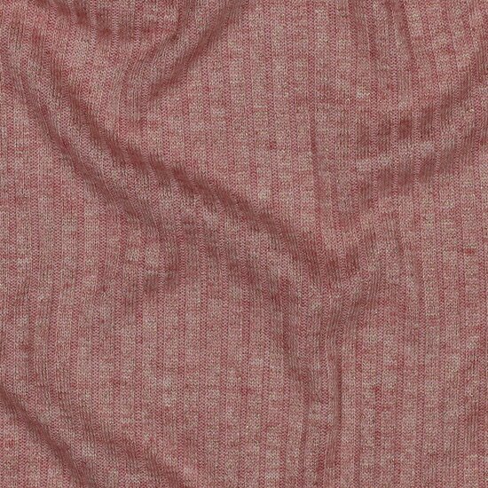 roze gouden rib gebreide stof KicKenStoffen