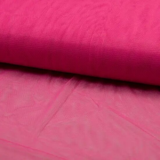 roze (fuchsia) fijne tule *S