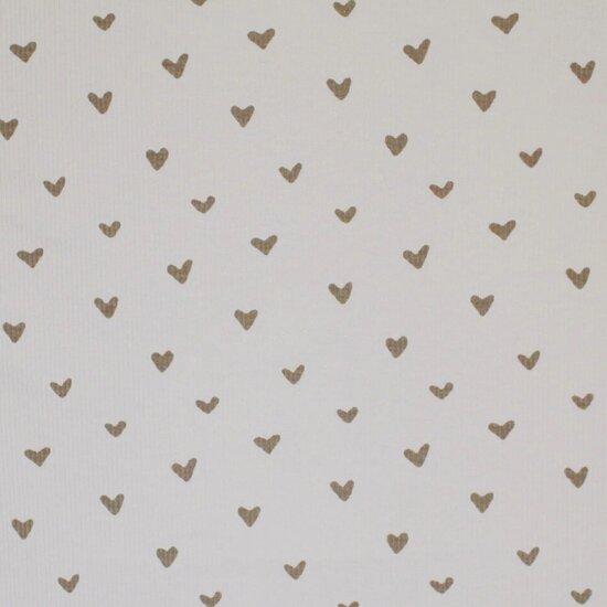 BEEBSbabyrib tricot SOFT kiezel hartjes 220512 van KicKenStoffen