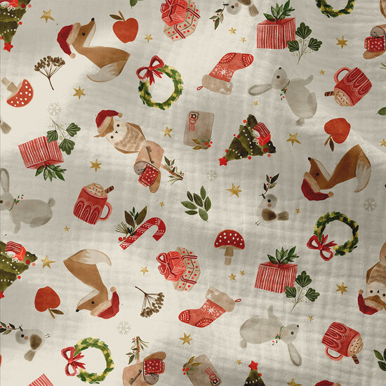 kerstprint hydrofiel 110767