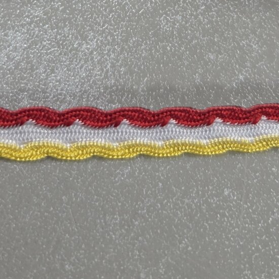 oeteldonk snake band wit rood geel KicKenStoffen