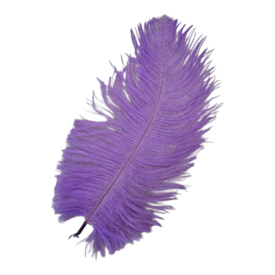 lila struisvogel veer KicKenStoffen