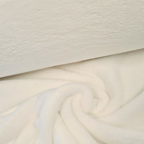 teddy fleece off white - ecru