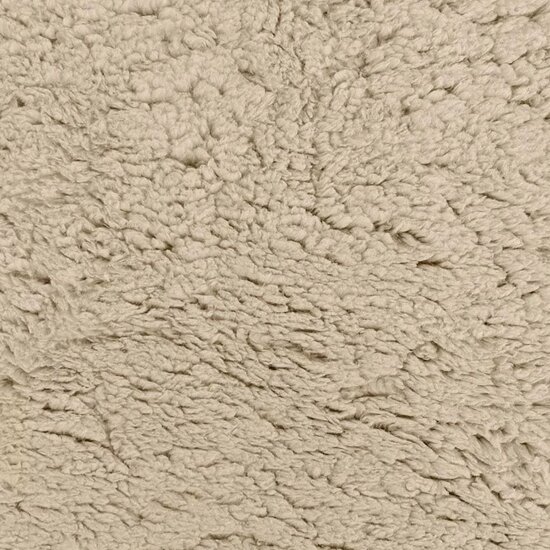 fluffie teddy - KicKenStoffen - kiezel kleur