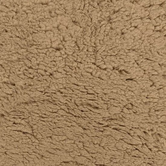 fluffie teddy - KicKenStoffen - cacao beige