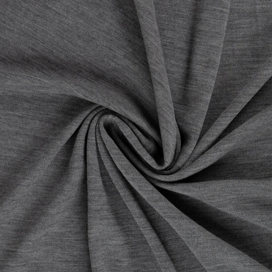 mulesin vrij - merino wol tricot grijs melange