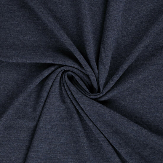 mulesin vrij - merino wol tricot blauw melange