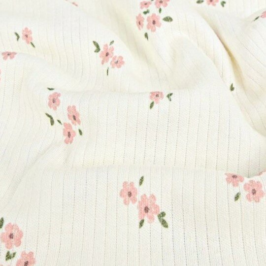 baby rib flowers roze