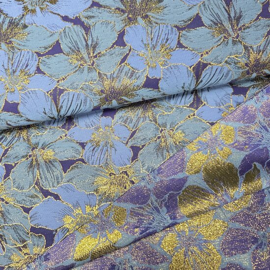 jacquard  flowers poppy 04525.001 kickenstoffen