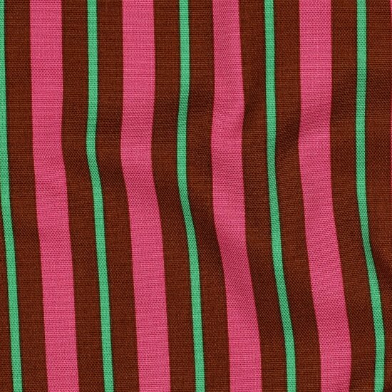 Canvas Strepen Poppy &ndash; roze camel