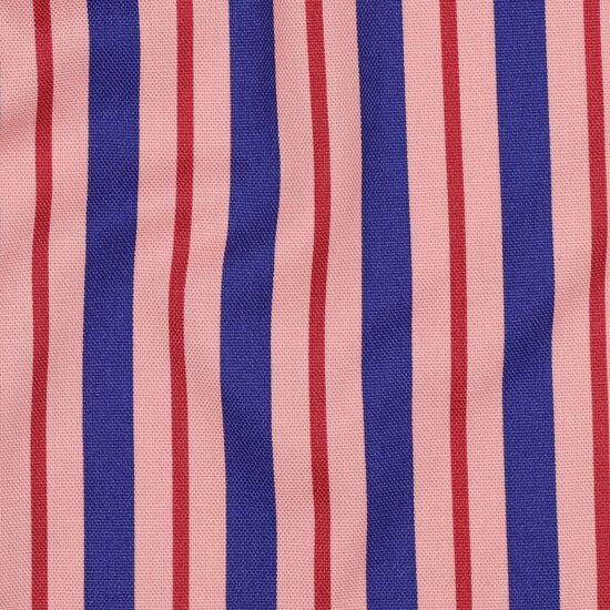Canvas Strepen Poppy &ndash; roze blauw