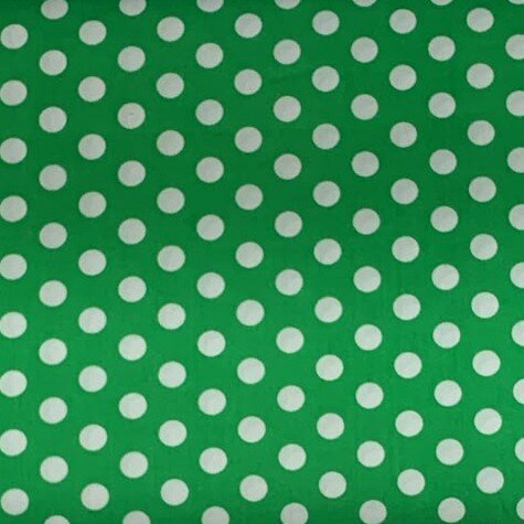 BEEBSstofjes Katoen Groen Wit Noppen